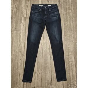 Adriano Goldschmied The Farrah Skinny Ankle Hi-rise Womens Jeans Size 27R Preppy